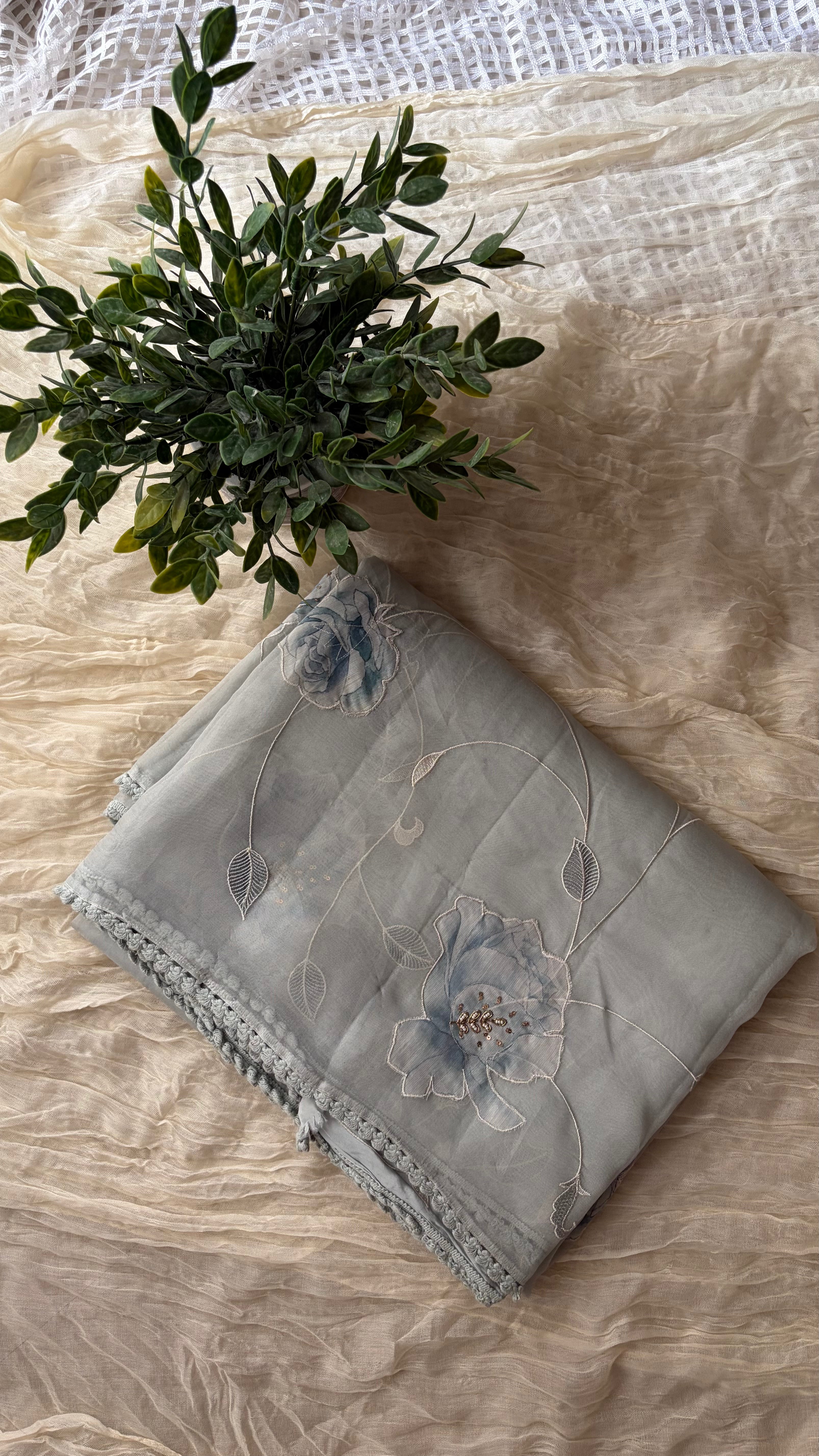 Dew Mist Organza Silk