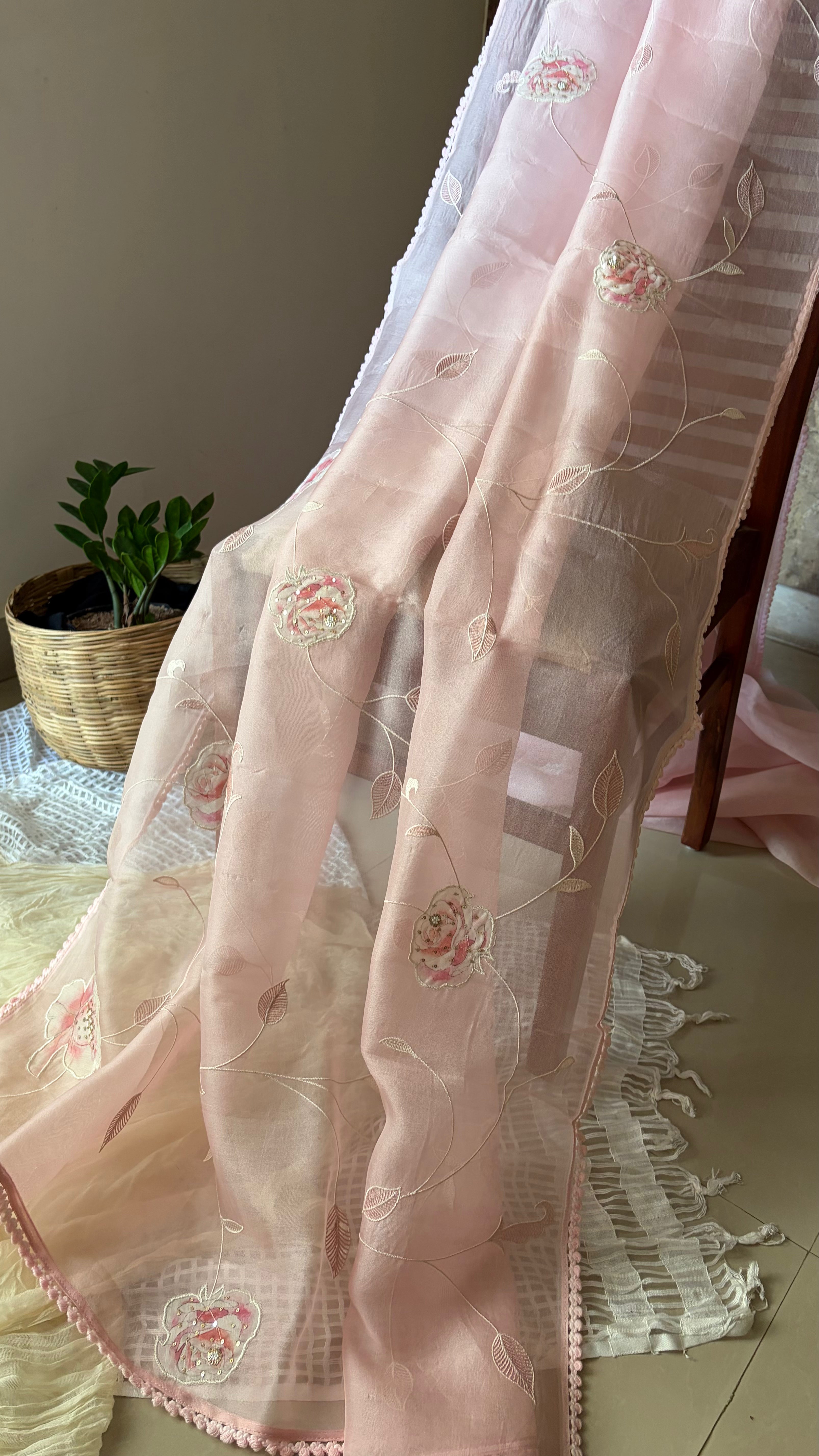 Dew Mist Organza Silk