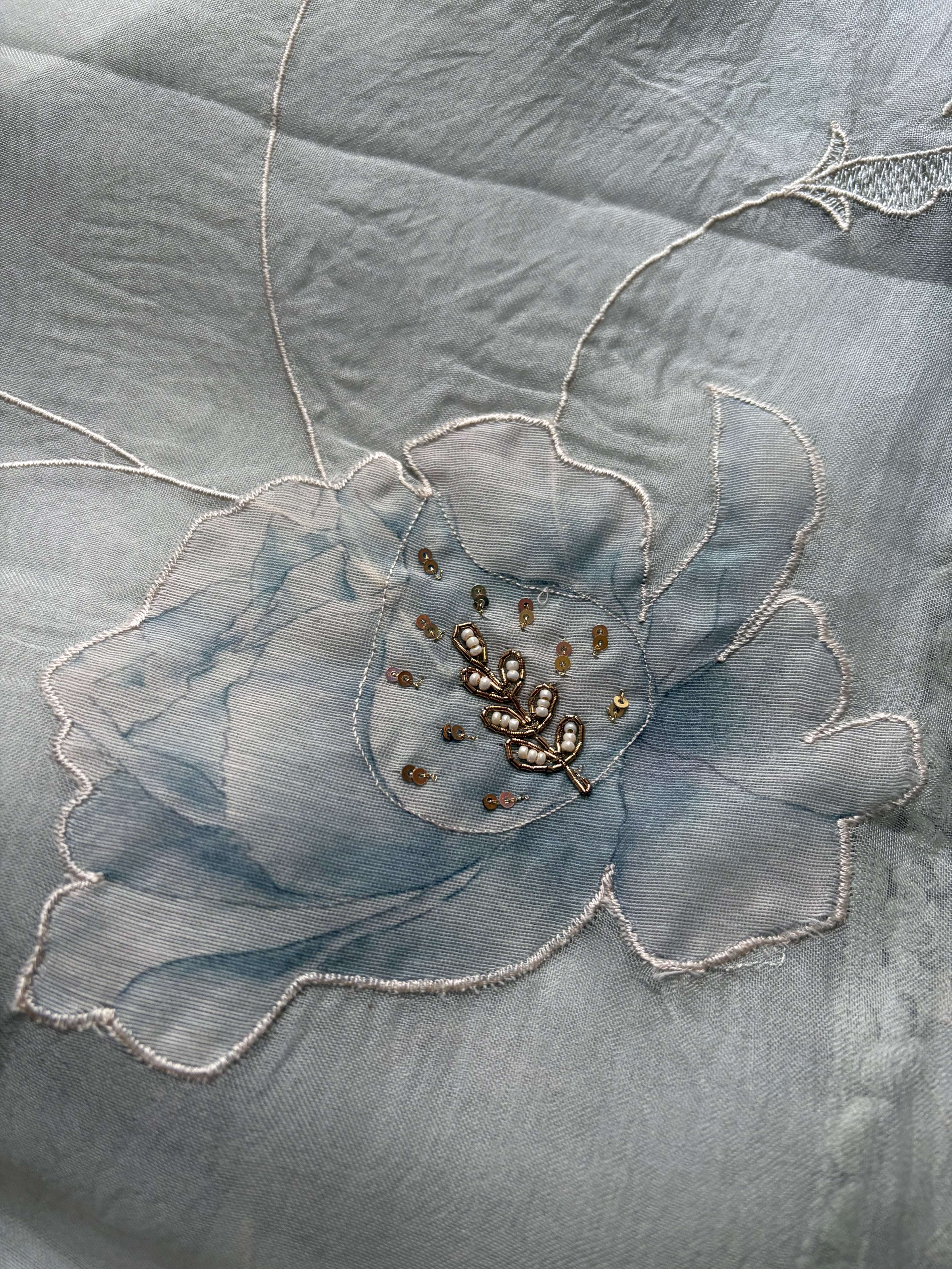 Dew Mist Organza Silk