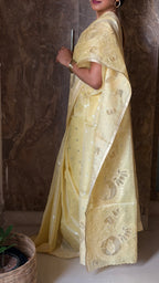 Floral Cutwork Kota Silk