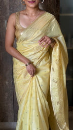 Floral Cutwork Kota Silk