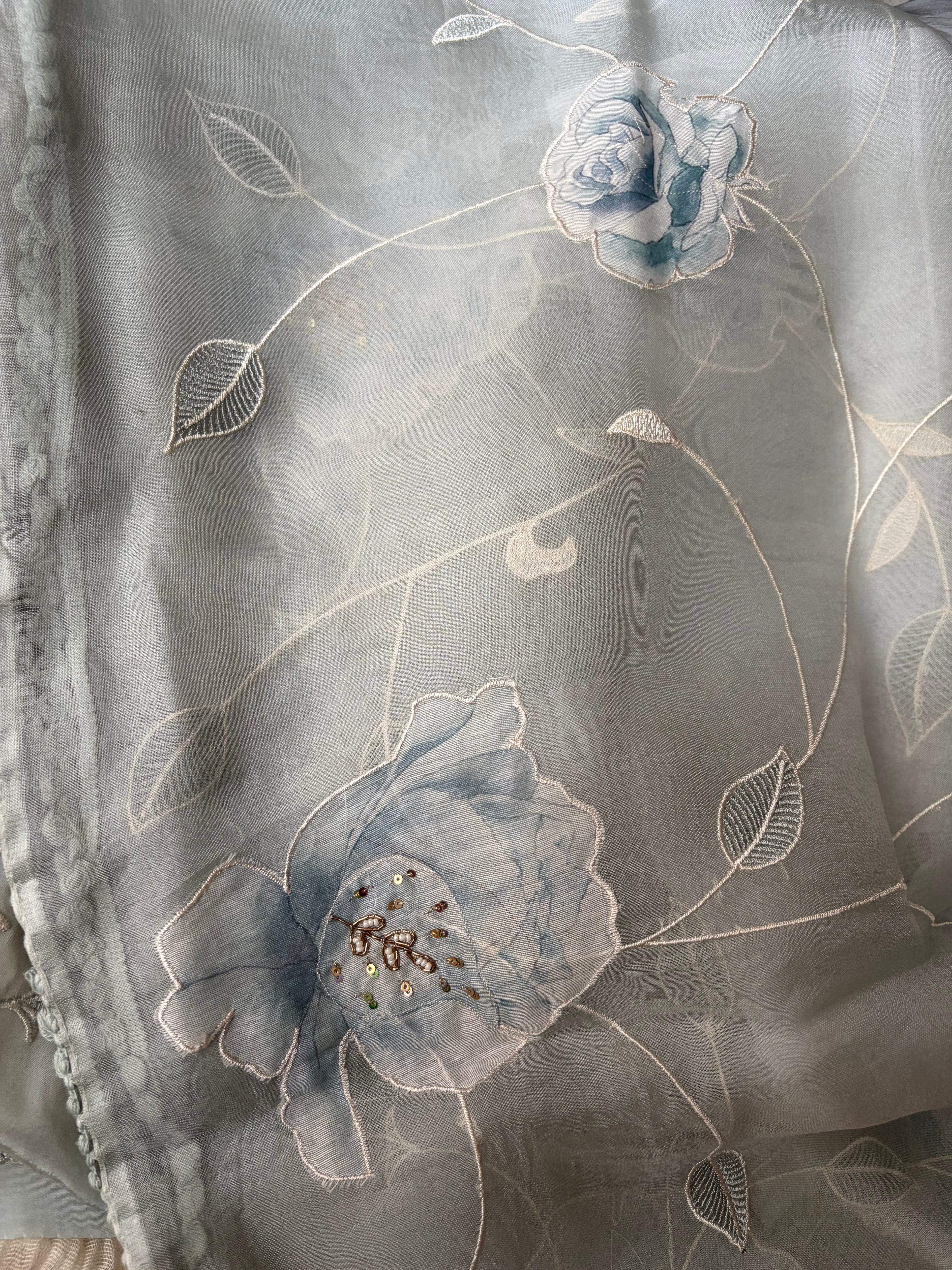 Dew Mist Organza Silk