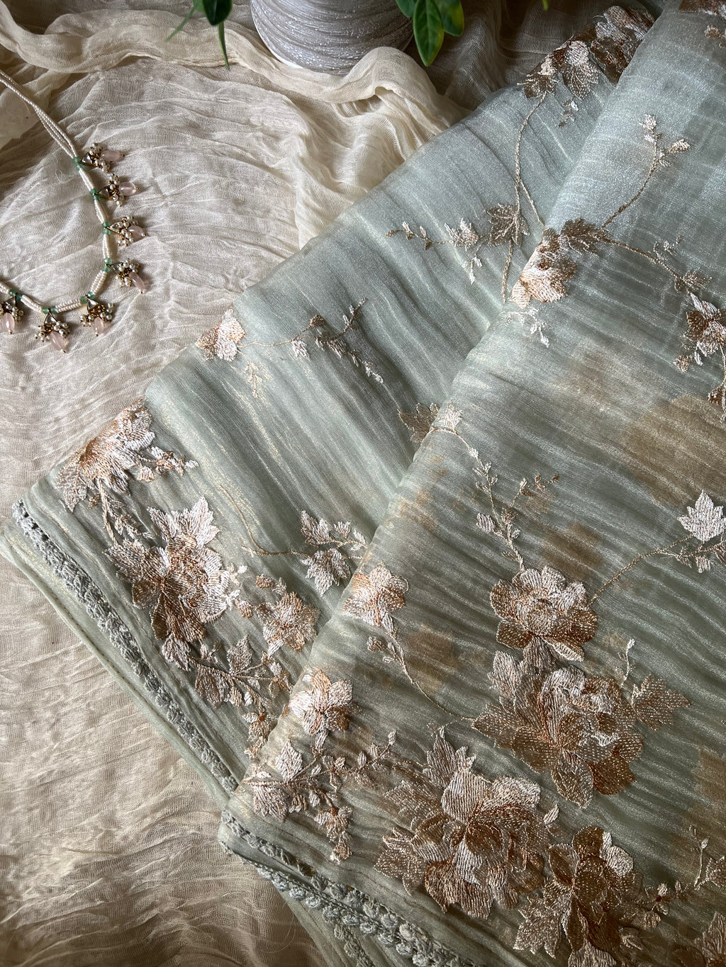 Sage Shimmer Crushed Tissue