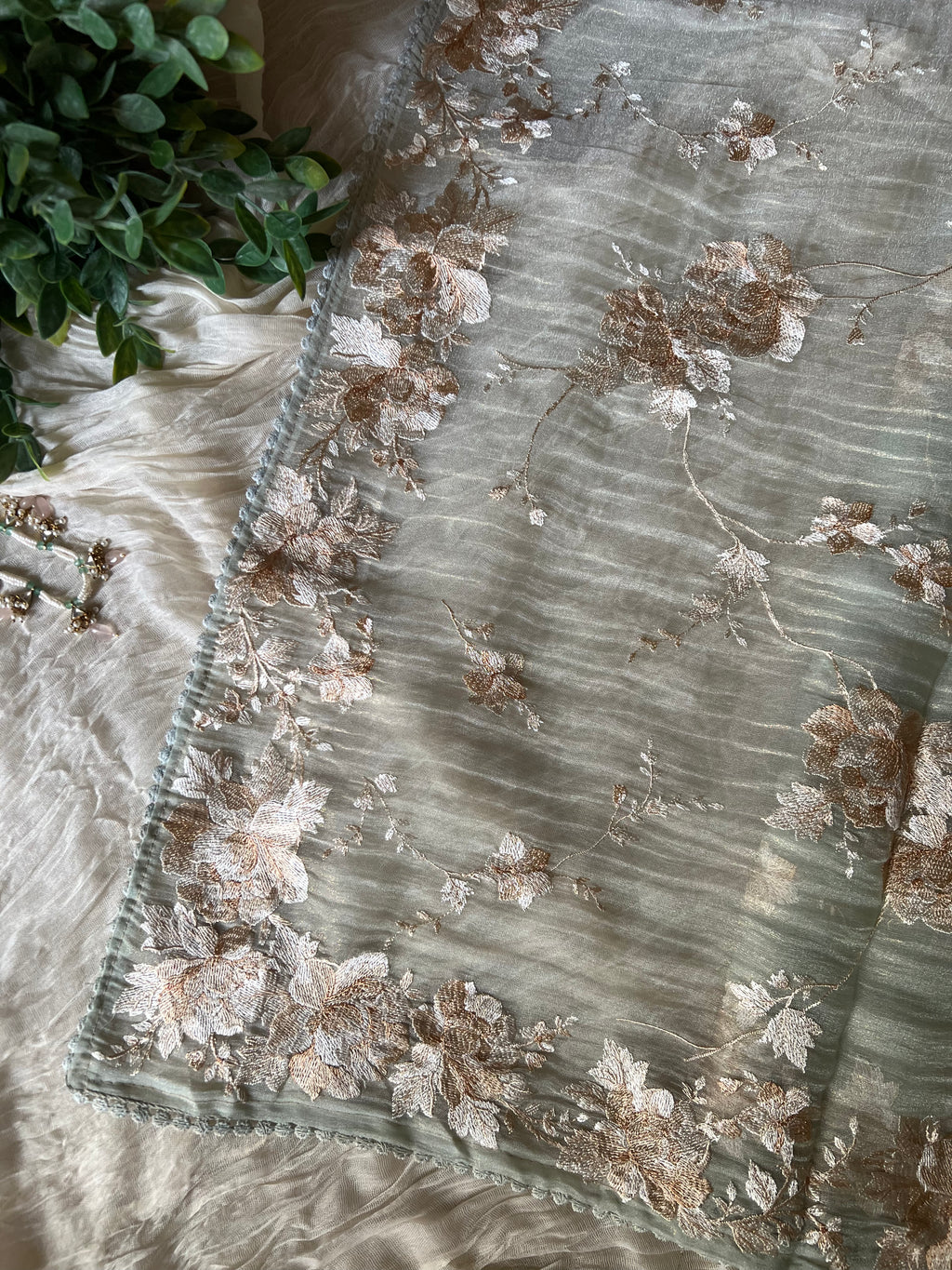 Sage Shimmer Crushed Tissue