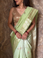 Pistachio Pearl Raw Mango Silk