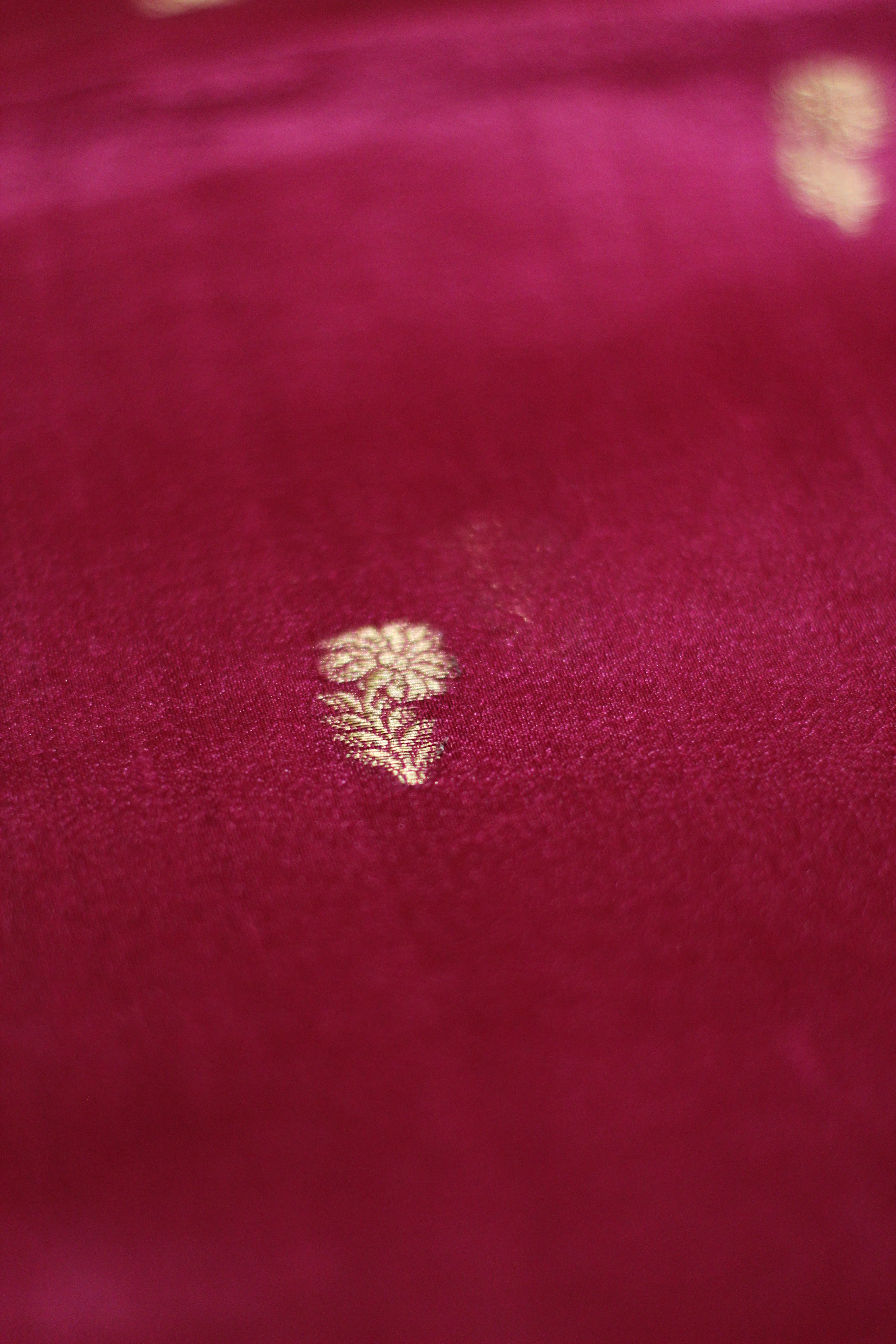 Electric Rose Tussar Silk