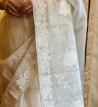 Ivory Petal Organza Silk