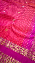 Checkered Flame Heritage Kanchipuram